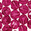 6mm Beads - Faceted Beads - Fuchsia - Facet Beads - 6mm Fishing Beads - 
