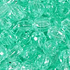 Faceted Beads - 4mm Beads - Faceted Plastic Beads - Green Aqua (seamist) - 4mm Faceted Beads - Acrylic Faceted Beads - 