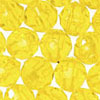 Faceted Beads - 4mm Beads - Faceted Plastic Beads - Acid Yellow (dk Yellow) - 4mm Faceted Beads - Acrylic Faceted Beads - 