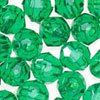 6mm Beads - Faceted Beads - Xmas Green Tr - Facet Beads - 6mm Fishing Beads - 