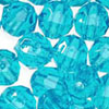 Faceted Beads - Turquoise Tr - 8mm Faceted Acrylic Beads - Plastic Faceted Beads - 8mm Faceted Beads - 