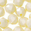 Faceted Beads - Ivory Op - 8mm Faceted Acrylic Beads - Plastic Faceted Beads - 8mm Faceted Beads - 