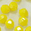 Faceted Beads - Lemon Op - 8mm Faceted Acrylic Beads - Plastic Faceted Beads - 8mm Faceted Beads - 