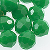 Faceted Beads - Faceted Acrylic Craft Beads - Green - Fishing Beads - Acrylic Faceted Beads - Plastic Faceted Beads - Faceted Craft Beads - 