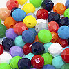 Faceted Beads - 10mm Beads - Facet Beads - Assorted - Faceted Plastic Beads - Acrylic Faceted Beads - 10mm Faceted Beads - 