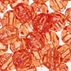 Faceted Beads - 10mm Beads - Facet Beads - Tangerine - Faceted Plastic Beads - Acrylic Faceted Beads - 10mm Faceted Beads - 