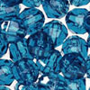 Faceted Beads - 4mm Beads - Faceted Plastic Beads - Teal - 4mm Faceted Beads - Acrylic Faceted Beads - 
