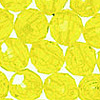 Faceted Beads - Chartreuse ( Fluorescent ) - Faceted Acrylic Beads - Plastic Faceted Beads - 6mm Faceted Beads - 
