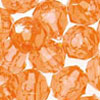 Faceted Beads - Hyacinth Tr (lt. Orange) - 8mm Faceted Acrylic Beads - Plastic Faceted Beads - 8mm Faceted Beads - 