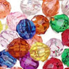 Faceted Beads - 4mm Beads - Faceted Plastic Beads - Assorted Tr - 4mm Faceted Beads - Acrylic Faceted Beads - 