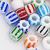 Japanese Glass E Beads - Assorted Striped Colors - E-beads - 