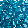 DiamonDuo Beads - Diamond Shaped Beads - Pastel Aqua - DiamonDuo - Two Hole Diamond Beads - 