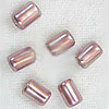 Pearl Glass Tube Beads - Champagne Pink - Glass Beads - Tube Beads - Pearl Beads - 