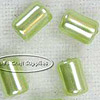 Pearl Glass Tube Beads - Pale Mint - Glass Beads - Tube Beads - Pearl Beads - 