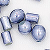 Glass Beads Metallic Mix - Pewter - Glass Beads - 