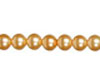 Glass Pearl Strand - Gold - Glass Pearl Beads - 