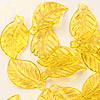 Dogwood Leaf Beads - Yellow Tr - Leaf Bead - 