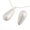 Preciosa Pearl Teardrop - White - Pearl Teardrop Beads - Pearl Drop Beads - Preciosa Crystal Pearl - 