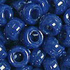 Pony Beads - Opaque - True Blue - Craft Beads - Hair beads - Plastic Beads - Plastic Pony Beads - Opaque Pony Beads - 