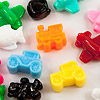 Assorted Shapes Pony Beads - Assorted Colors - Pony Beads - 