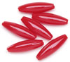 Spaghetti Beads - Red Op - Plastic Spaghetti Beads - Rice Beads - 