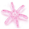 Sunburst Beads - Baby Pink - 12mm Starflake Beads - Sunburst Beads - Starburst Beads - Ferris Wheel Beads - Paddlewheel Beads - 