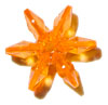 Starflake Beads - Sunburst Beads - Lt Orange - 10mm Starflake Beads - Sunburst Beads - Starburst Beads - Paddle Wheel Beads - Ferris Wheel Beads - 