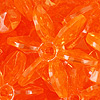 Starflake Beads - Orange - 25mm Starflake Beads - Sunburst Beads - Starburst Beads - Ferris Wheel Beads - Paddlewheel Beads - 