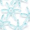 Starflake Beads - Sunburst Beads - Lt Aqua / Lt Turquoise - 25mm Starflake Beads - Sunburst Beads - Starburst Beads - Ferris Wheel Beads - Paddlewheel Beads - 