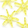 Starflake Beads - Sunburst Beads - Lt Yellow - 10mm Starflake Beads - Sunburst Beads - Starburst Beads - Paddle Wheel Beads - Ferris Wheel Beads - 