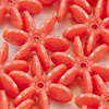 Sunburst Beads - Coral - 12mm Starflake Beads - Sunburst Beads - Starburst Beads - Ferris Wheel Beads - Paddlewheel Beads - 