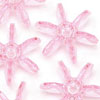 Starflake Beads - Sunburst Beads - Baby Pink - 10mm Starflake Beads - Sunburst Beads - Starburst Beads - Paddle Wheel Beads - Ferris Wheel Beads - 