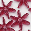 Sunburst Beads - Dk Ruby - 12mm Starflake Beads - Sunburst Beads - Starburst Beads - Ferris Wheel Beads - Paddlewheel Beads - 