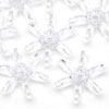 Starflake Beads - Sunburst Beads - Crystal - 10mm Starflake Beads - Sunburst Beads - Starburst Beads - Paddle Wheel Beads - Ferris Wheel Beads - 