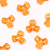 Tri Beads - Orange - Propeller Beads - Plastic Tri Beads - 