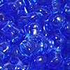 Tri Beads - Dk Sapphire - Blue Tri Beads - Propeller Beads - Plastic Tri Beads - 