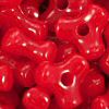 Tri Beads - Red - Propeller Beads - Plastic Tri Beads - 