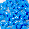 Tri Beads - Turquoise - Plastic Tri Beads - Propeller Beads - 