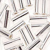 Silver Bugle Beads - Silver - Tube Beads - Cylinder Beads - 