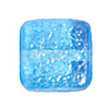 Glass Bead Squares - Sugar Aqua Blue - Square Beads - Square Glass Beads - 