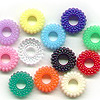 Colored Spacer Beads - Assorted - Spacer Beads - Big Hole Beads - Daisy Spacer Beads - Ring Beads - 