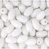 Rice Beads - Oval Beads - White - Oat Beads - Beads for Rosary Making - Wheat Beads - 
