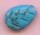 Semi Precious Stone Leaf - Turquoise - Leaf - 