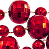 Red Mardi Gras Beads - Mardi Gras Throw Beads - Party Beads - Mardi Gras Necklace - Specialty Mardi Gras Beads - Parade Beads - 