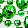 Green Mardi Gras Beads - Mardi Gras Throw Beads - Party Beads - Mardi Gras Necklace - Specialty Mardi Gras Beads - Parade Beads - 