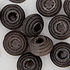 Wooden Beads - Black - Wooden Spacer Beads - 