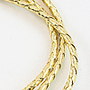 Bolo Tie Cord - Braided Bolo Cords - Metallic Gold - Bolo Tie Cord - Leather Cord - Braided Leather Cord - Bolo Tie Supplies - 