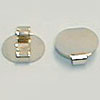 Round Bolo Slide - Nickel (silvertone) - Bolo Making Supplies - Bolo Supplies - 