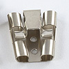 Locking Bolo Slide - Nickel (silvertone) - Bolo Making Supplies - Bolo Supplies - 