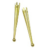 Smooth Tapered Bolo Tips - Antiqued Goldtone - Bolo Making Supplies - Bolo Supplies - 